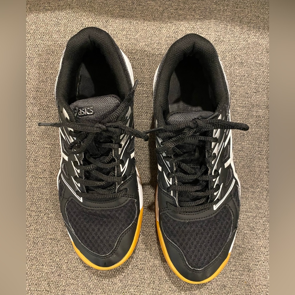 Asics Women’s Upcourt 4 Volleyball Shoes Black Size 8.5
